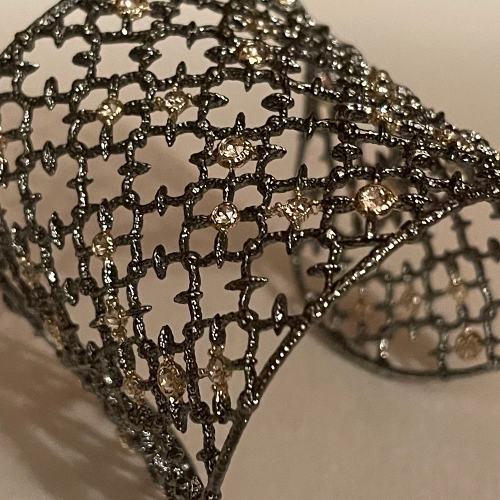 Alexis Bittar gunmetal cuff